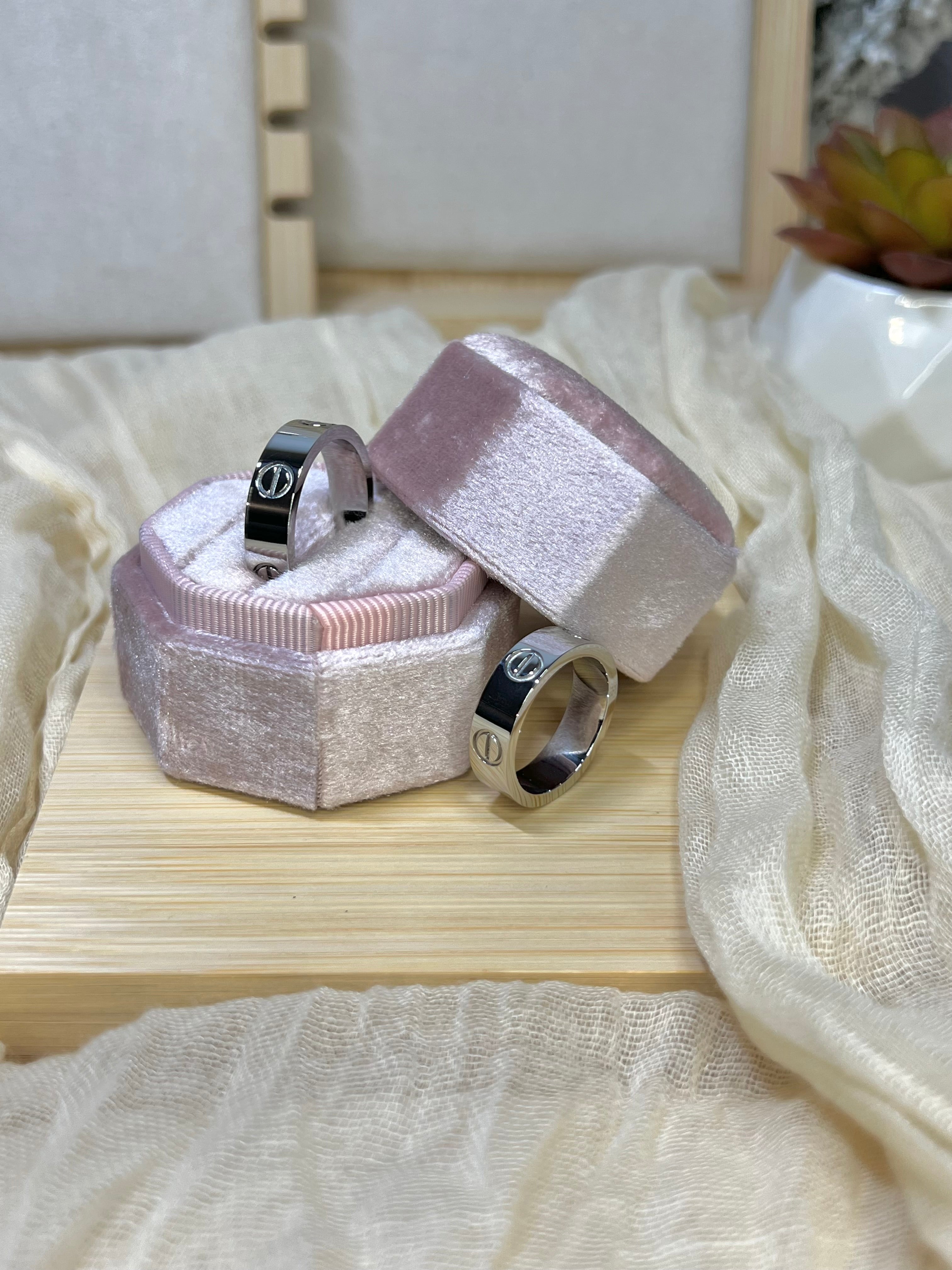 Silver Love Ring