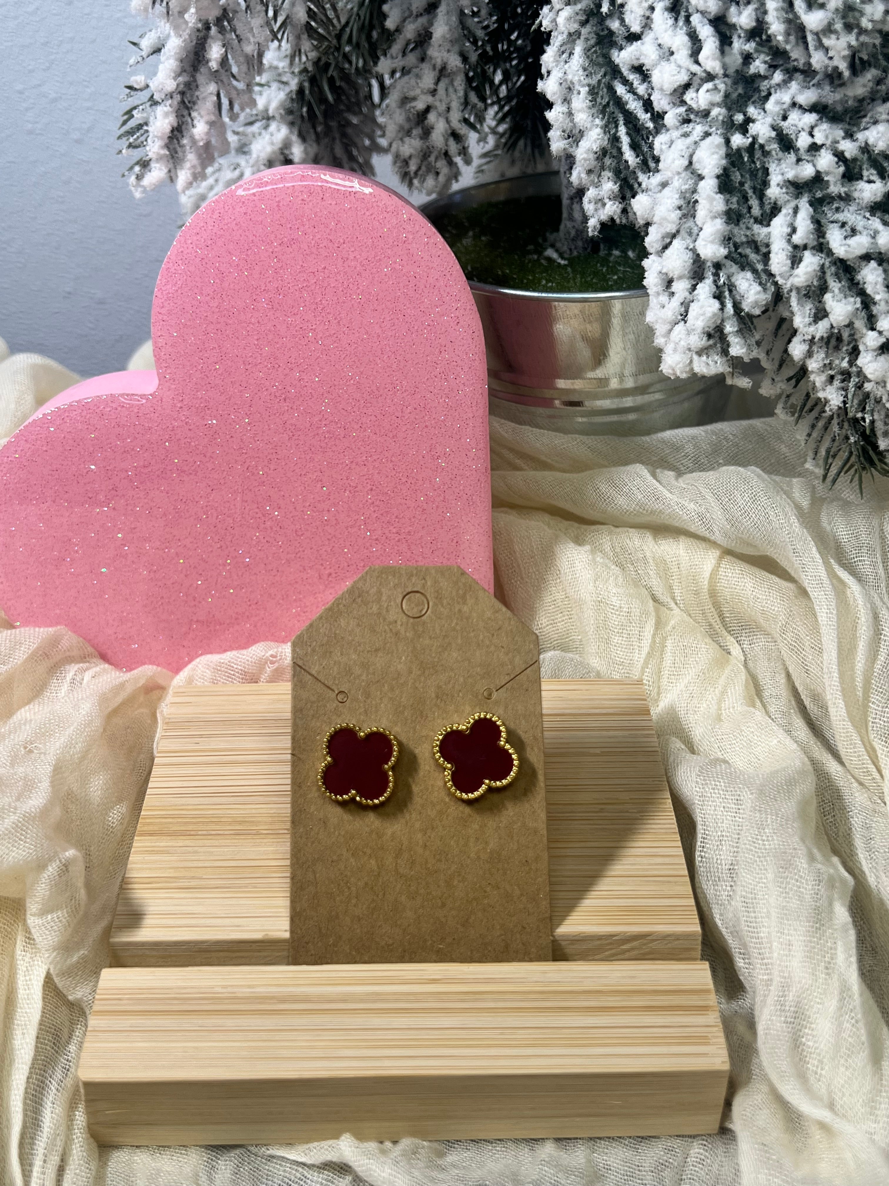 Lux Clover Studs
