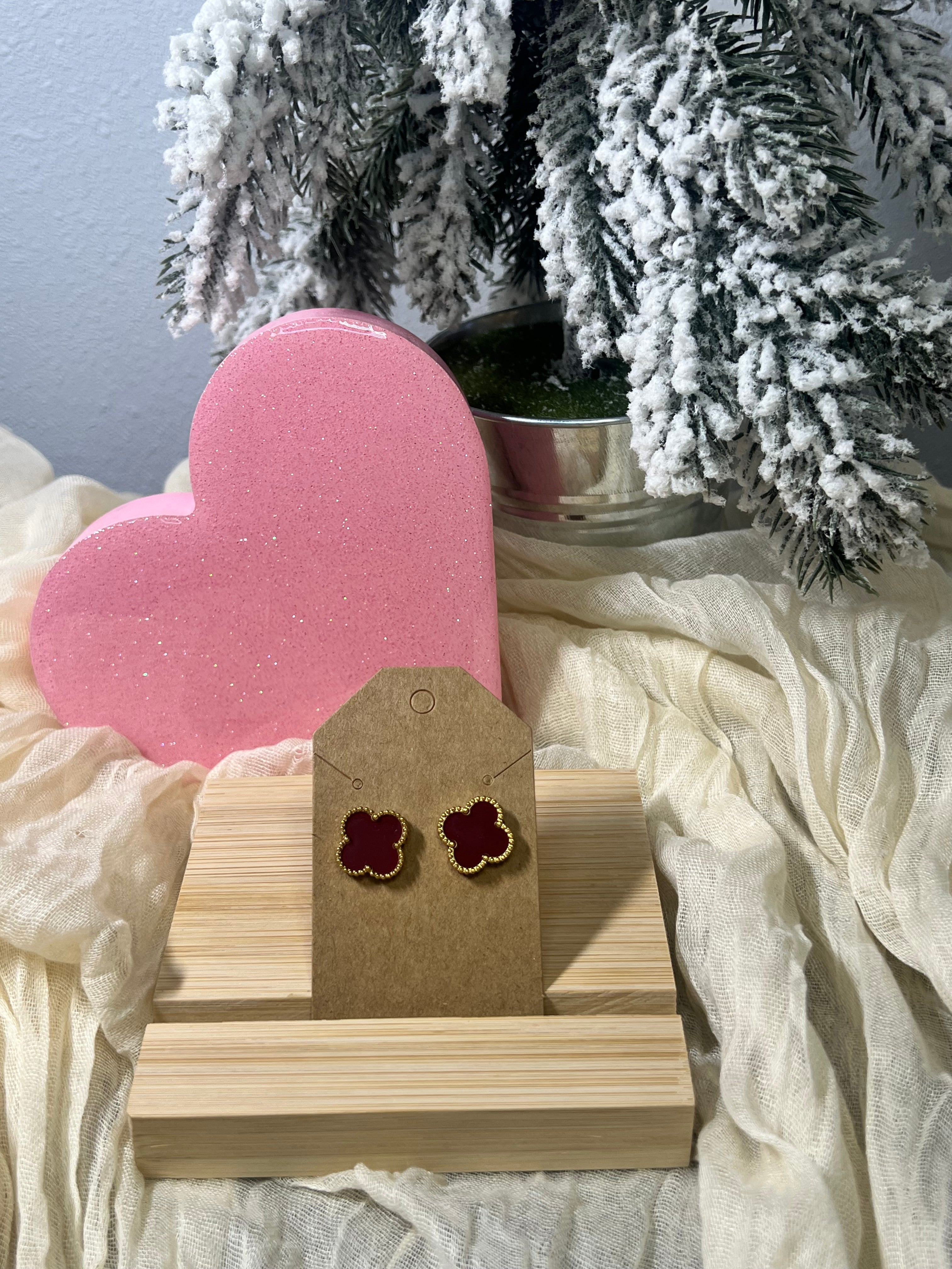 Lux Clover Studs