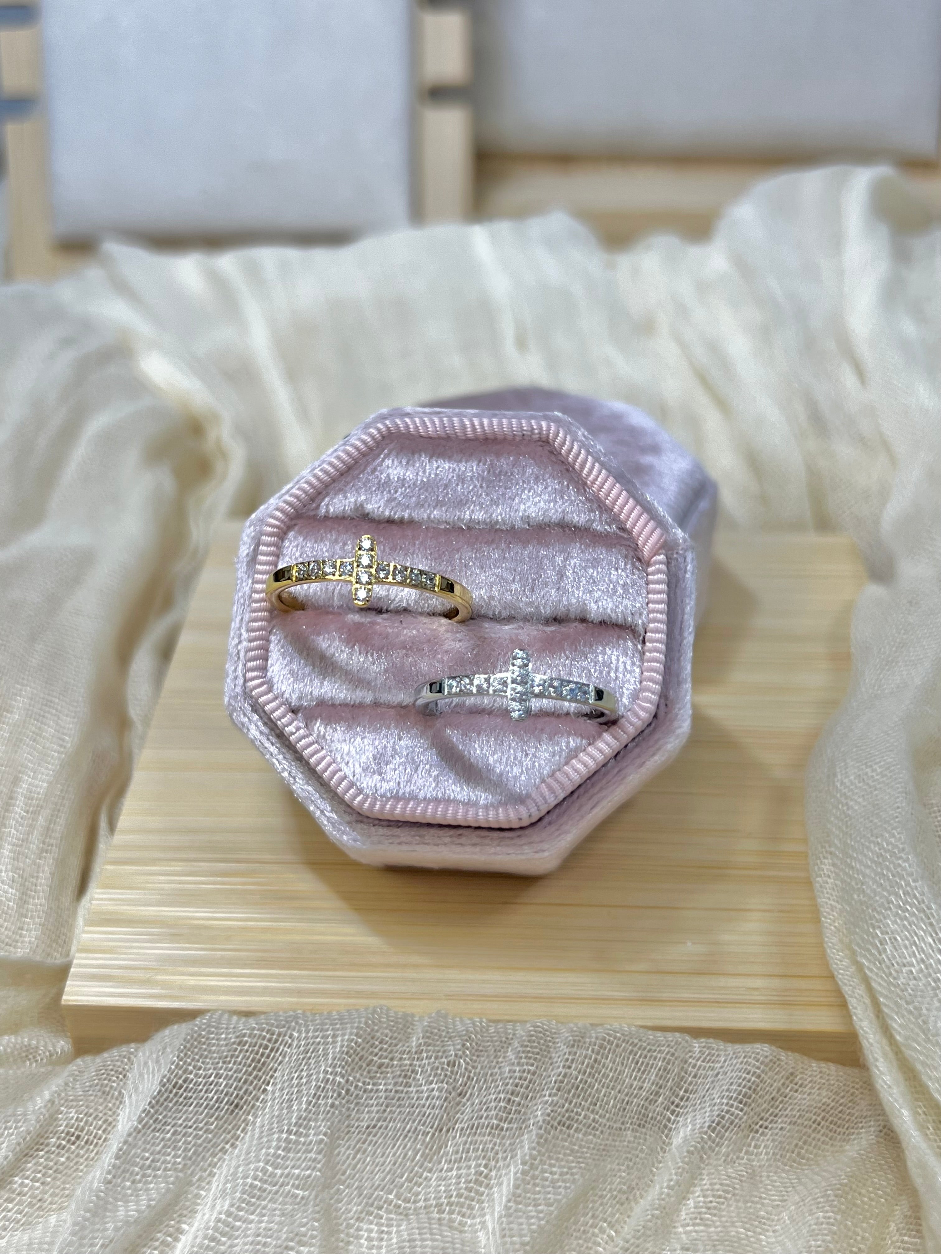 Gold Platted Cross Ring