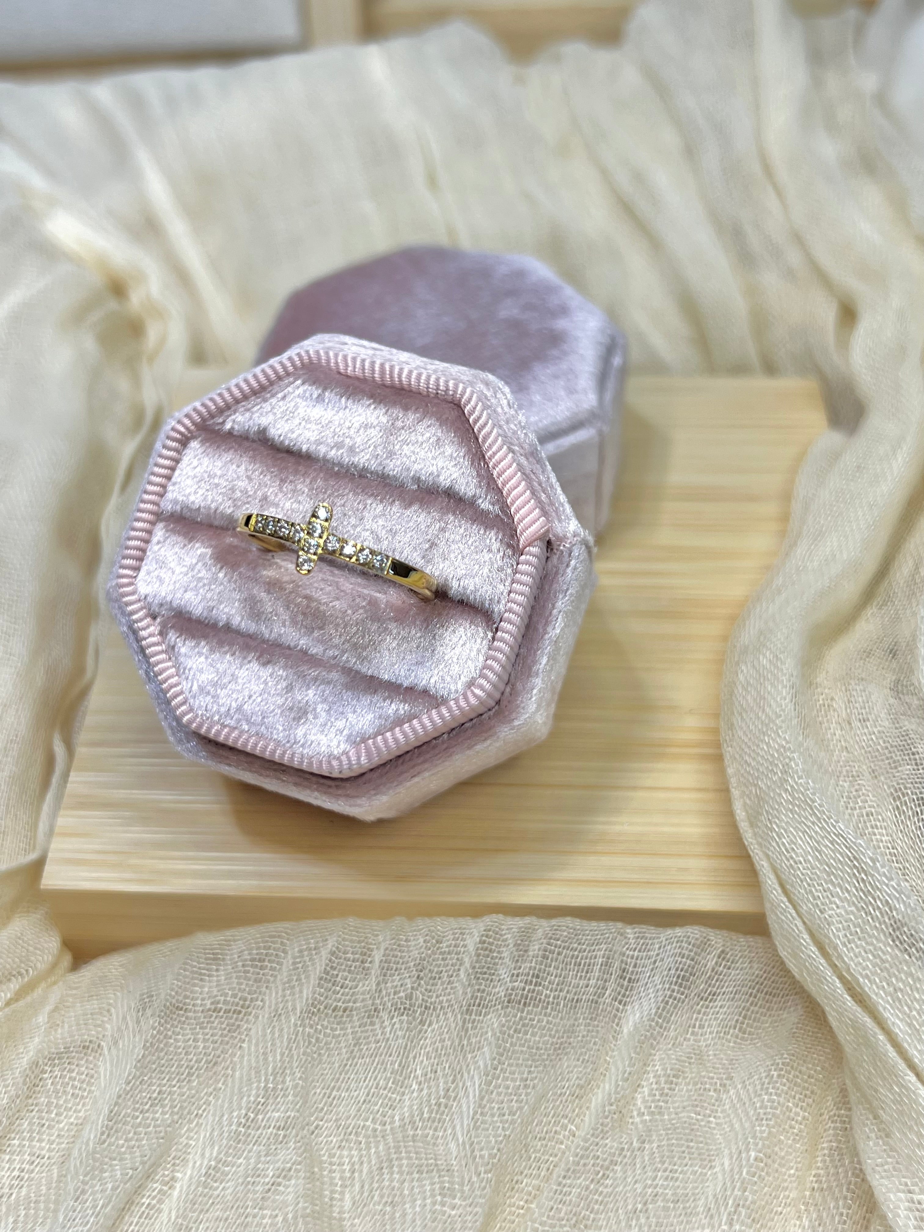 Gold Platted Cross Ring
