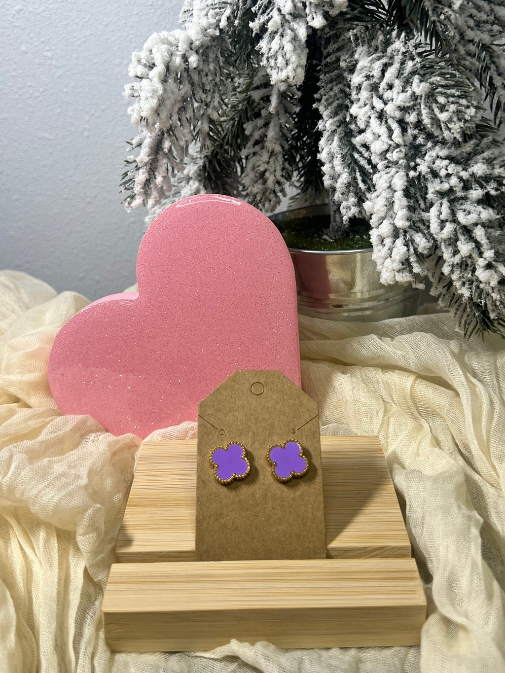 Lux Clover Studs