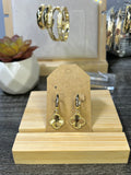 Clover dangle earrings